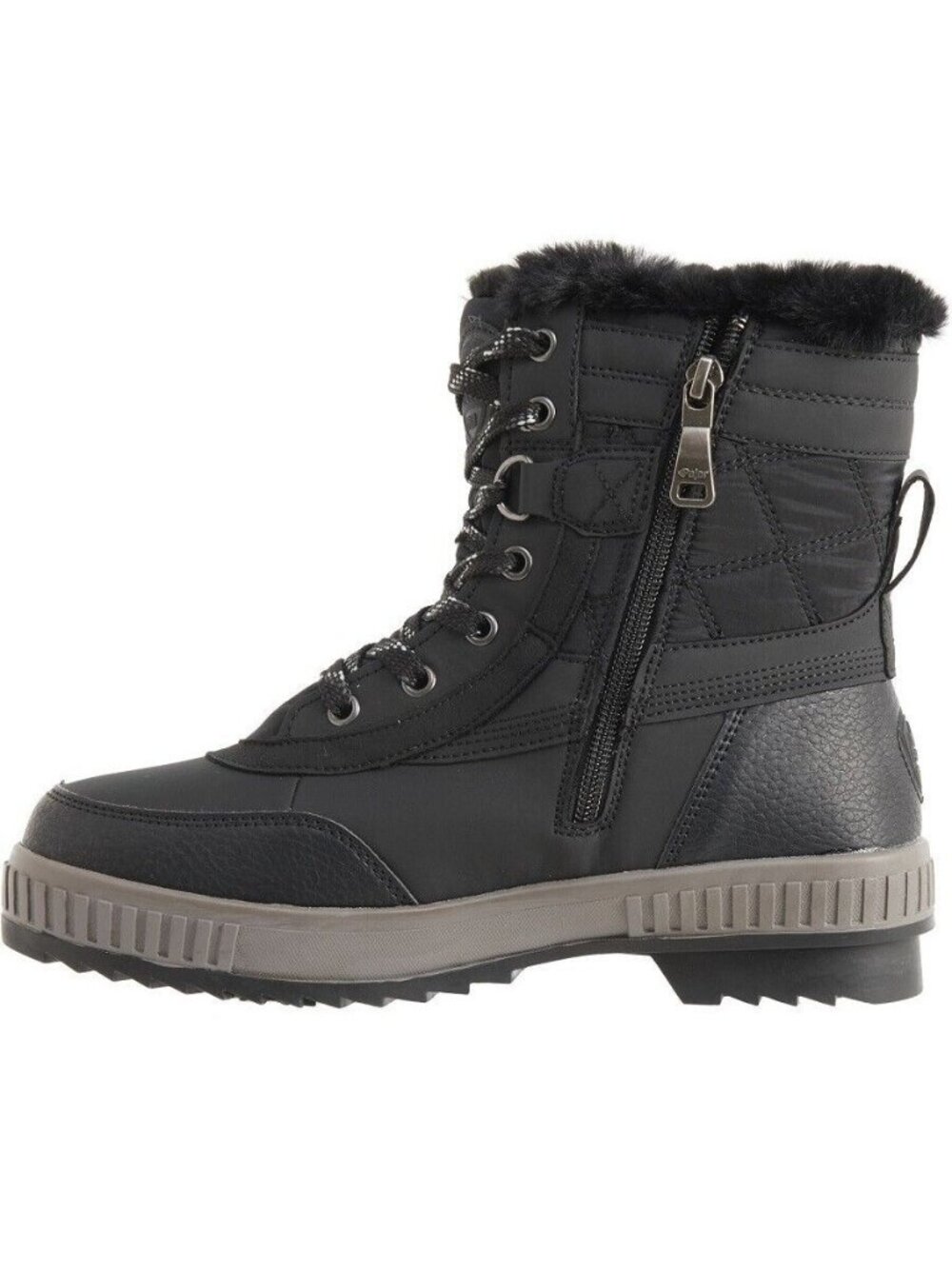 Pajar Boots Black Waterproof Insulated Karley Women Snow 37 EUR New In Box - Picture 4 of 13